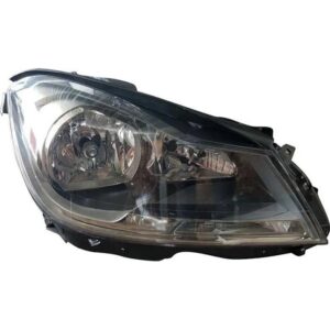 Mercedes Benz-W204 Headlight Black Inside Non Xenon, 2011 to 2013