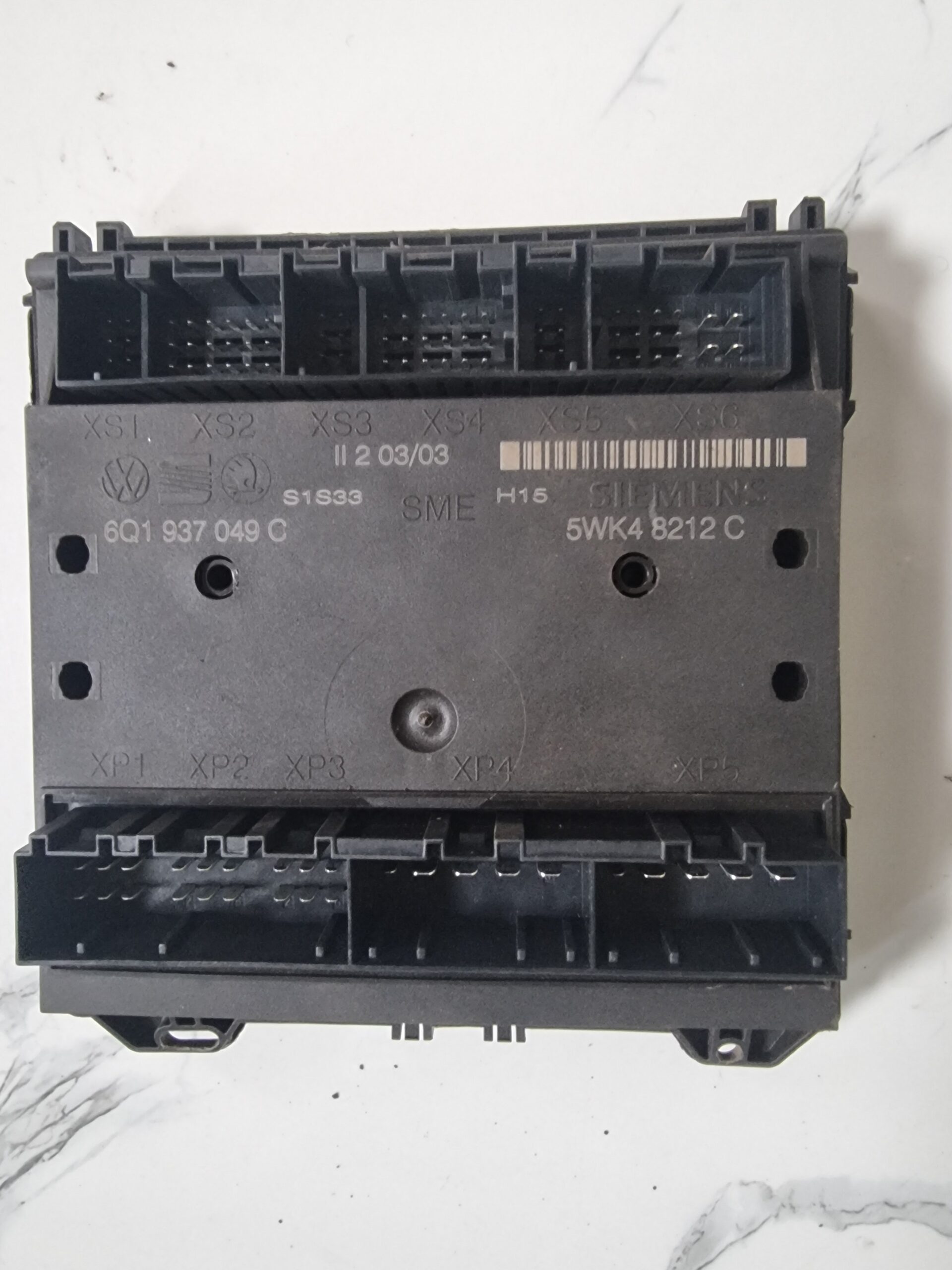 VW Siemens Confort Control Module, 6Q1937049C, 5WK48212C,