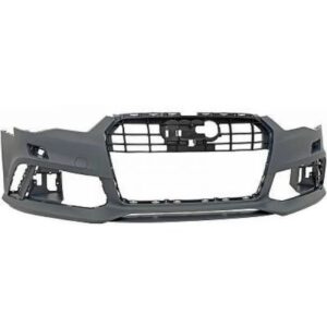 Audi A6, Front Bumper with washer nozzle /PDC Holes (2012-2015)