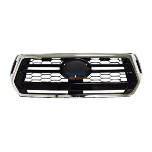 Toyota Hilux, Main Grill, back/chrome, (2018-2021)