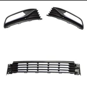 Volkswagen Polo MK7, TSI, Hatchback, Front Bumper Grills (combo)with chrome mld (2014-2017)