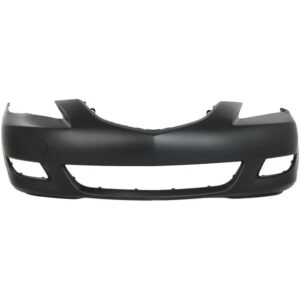 Mazda 3,Front Bumper,Sedan with foglights holes, 2004-2009
