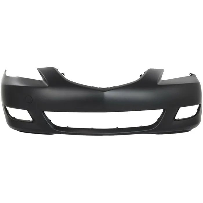 Mazda 3,Front Bumper,Sedan with foglights holes, 2004-2009