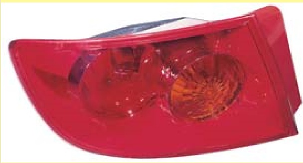 MAZDA 3, RED TAILLIGHTS, 2004-2010